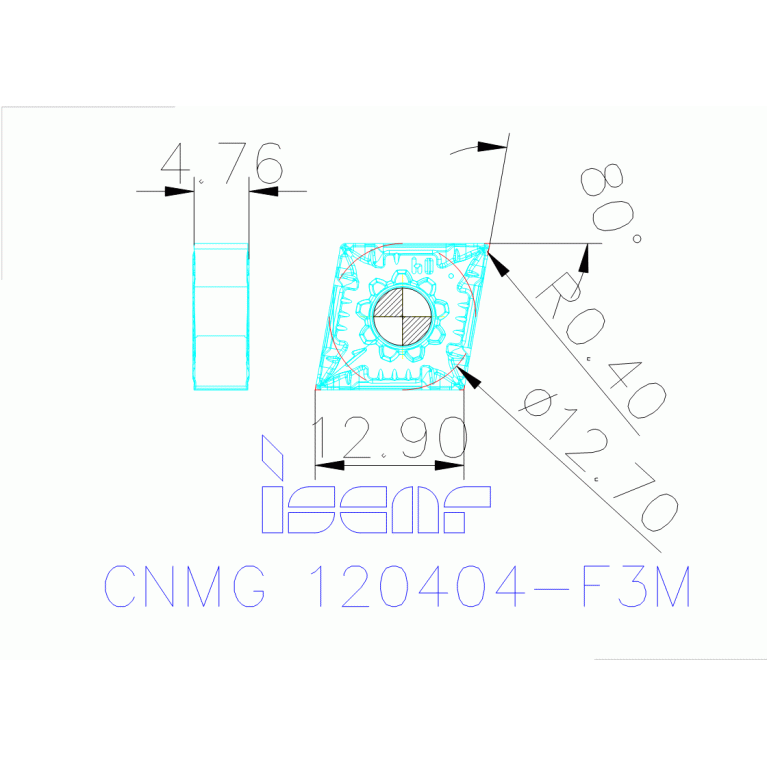CNMG 120404-F3M IC830