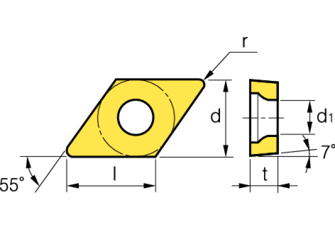 DCMT11T304-C25 NC3010