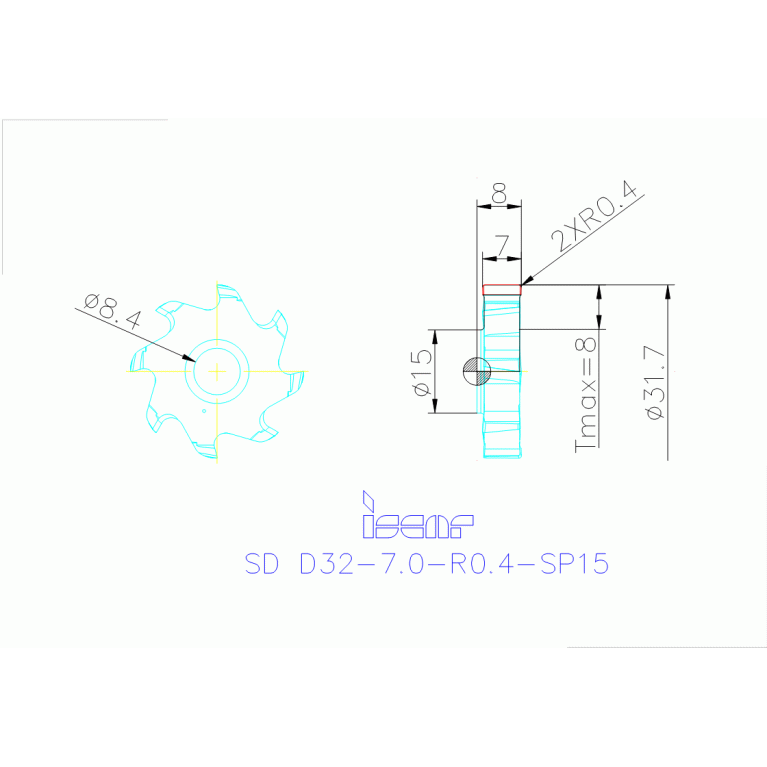 SD D32-7.0-R0.4-SP15 IC908