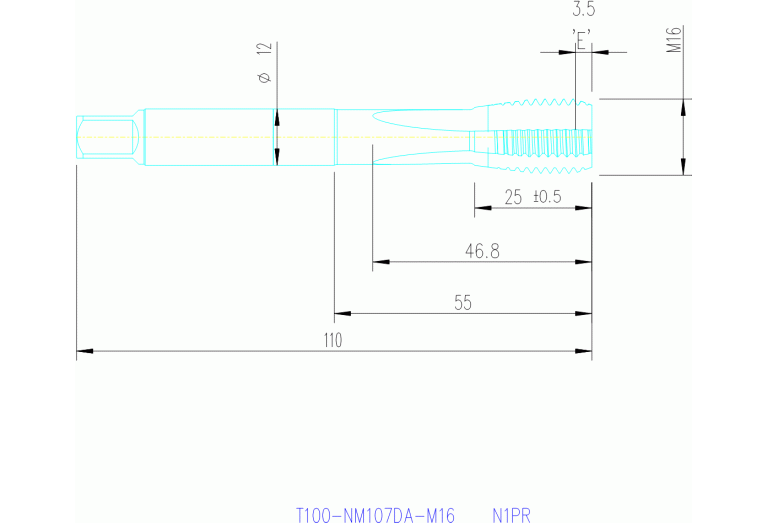 T100-NM107DA-M16 N1PR