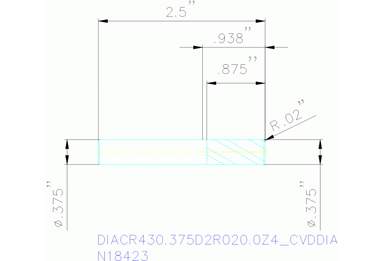 DIACR430.375D2R020.0Z4 CVDDIA