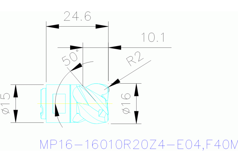 MP16-16010R20Z4-E04 F40M