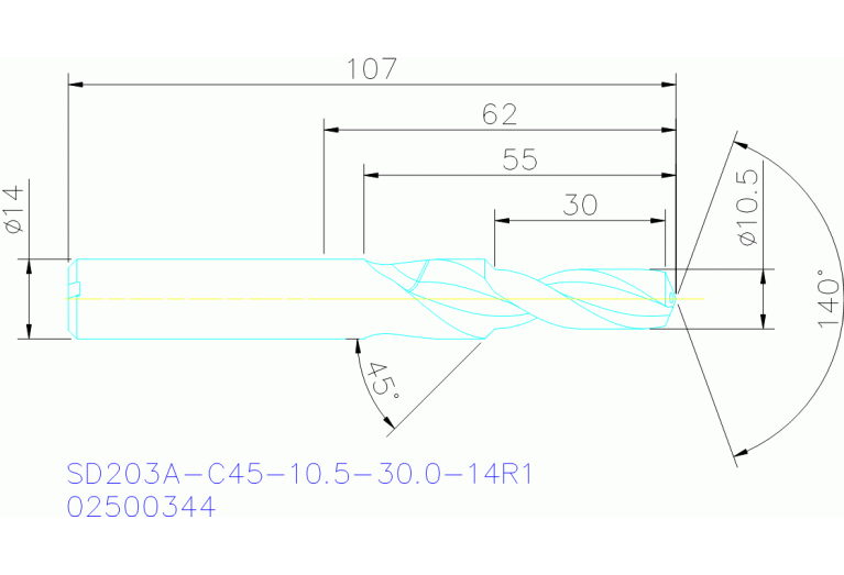 SD203A-C45-10.5-30.0-14R1