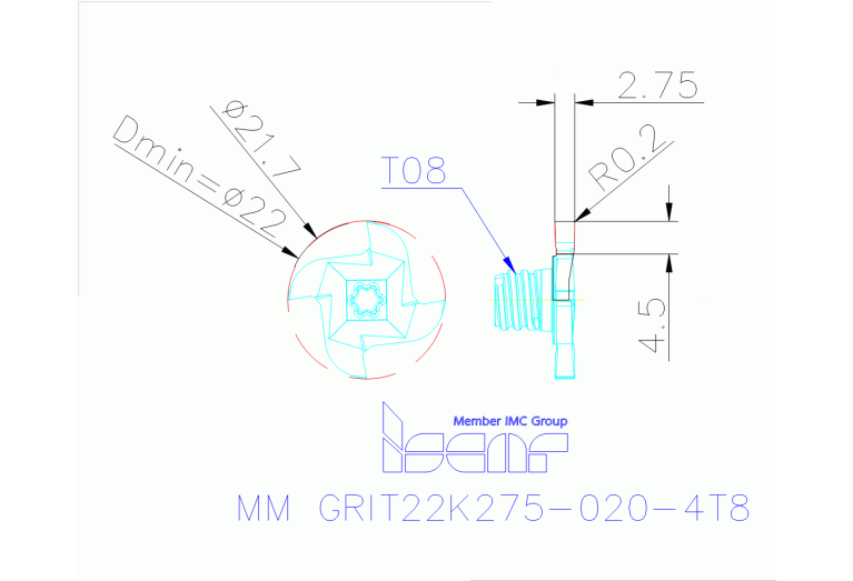 MM GRIT22K275-020-4T8 IC908