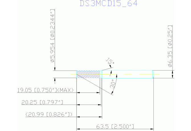 DS3MCD15/64