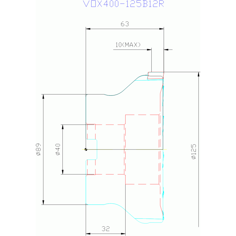 VOX400-125B12R