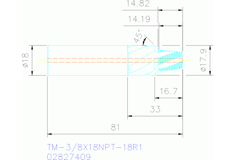 TM-3/8X18NPT-18R1