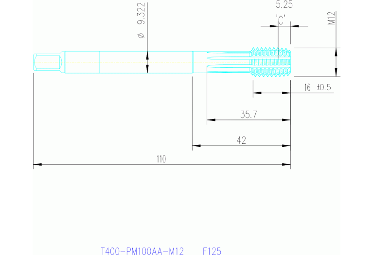 T400-PM100AA-M12 F125