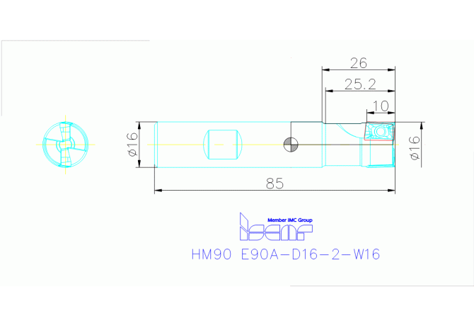 HM90 E90A-D16-2-W16