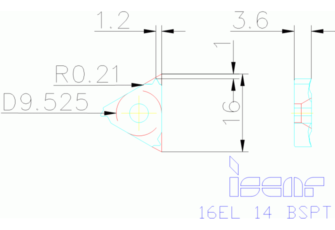 16EL 14 BSPT IC908