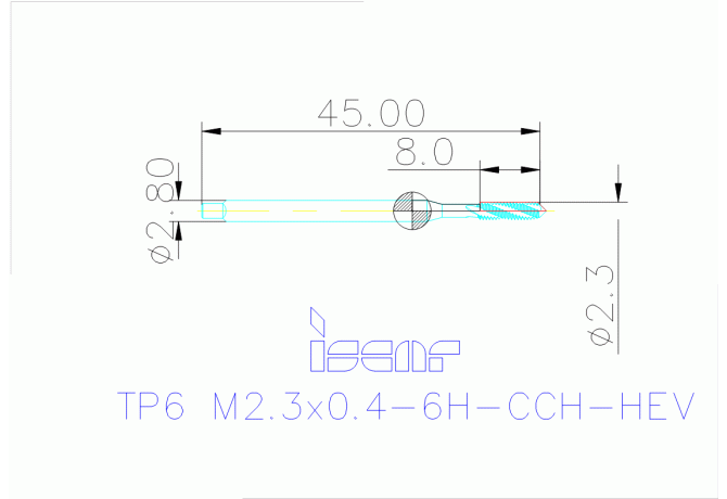 TP6 M2.3X0.4-6H-CCH-HEV