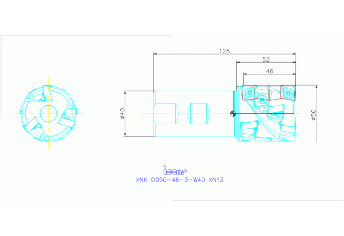 XNK D050-46-3-W40 XN13