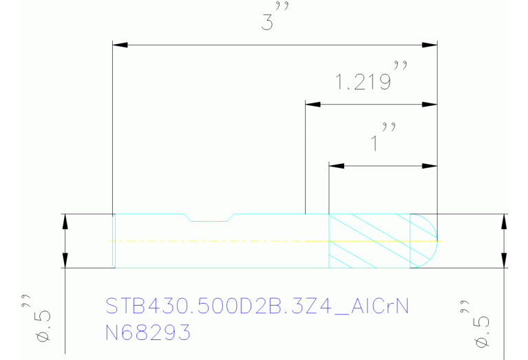 STB430.500D2B.3Z4 ALCRN