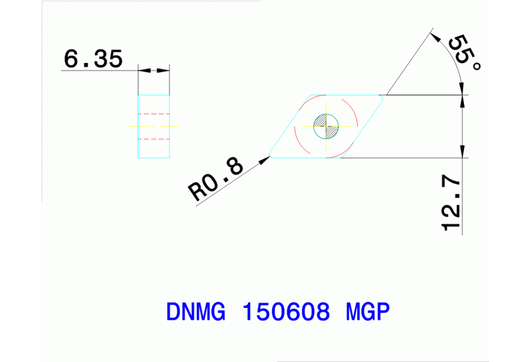 DNMG 150608 MGP TT8105B