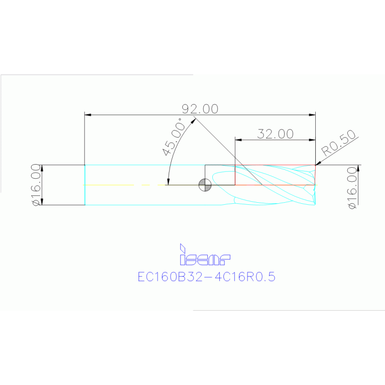 EC160B32-4C16R0.5 IC900