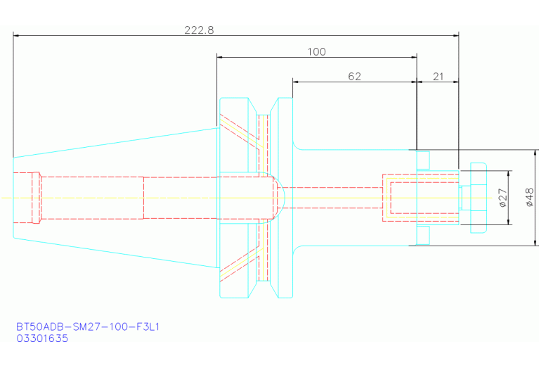 BT50ADB-SM27-100-F3L1