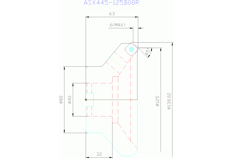 ASX445-125B08R