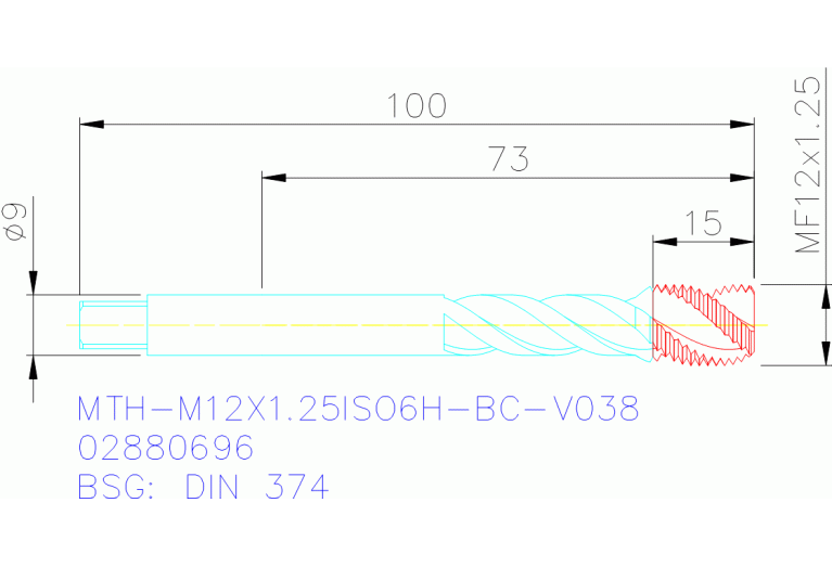 MTH-M12X1.25ISO6H-BC-V038
