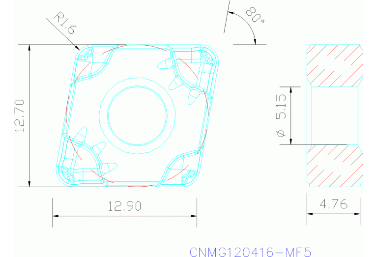 CNMG120416-MF5 TP1500