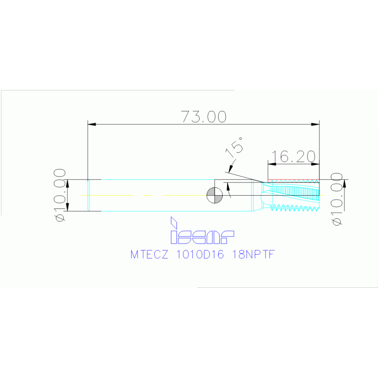 MTECZ 1010D16 18NPTF IC908