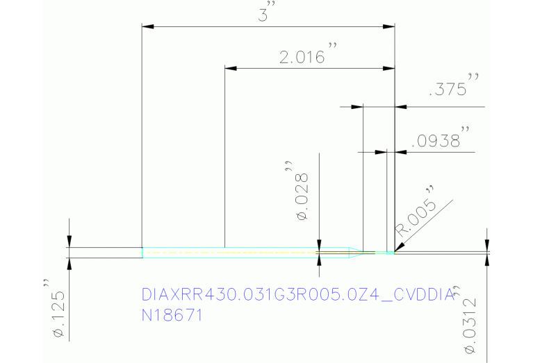 DIAXRR430.031G3R005.0Z4 CVDDIA