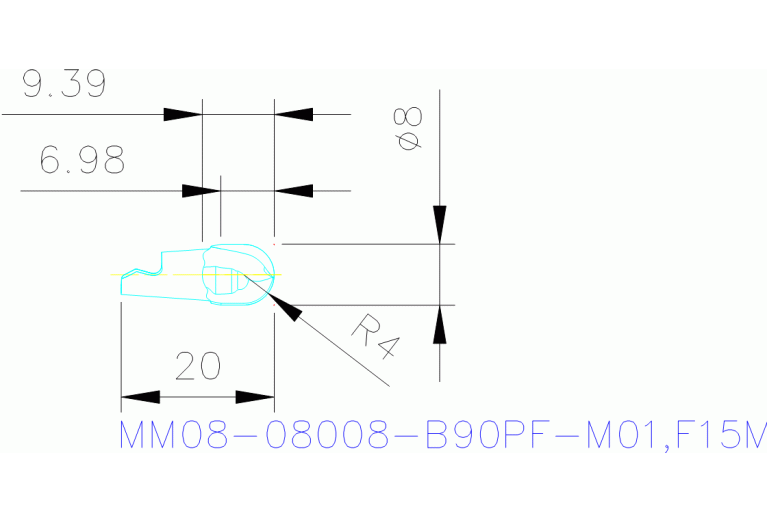 MM08-08008-B90PF-M01 F15M
