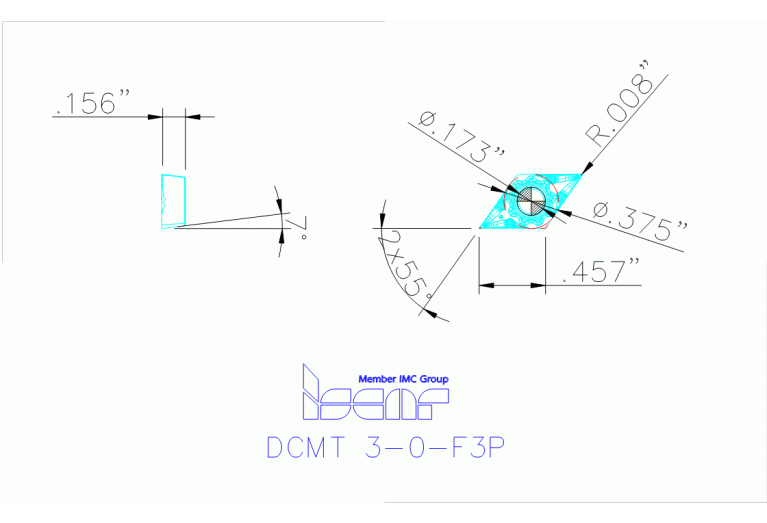 DCMT 11T302-F3P IC807