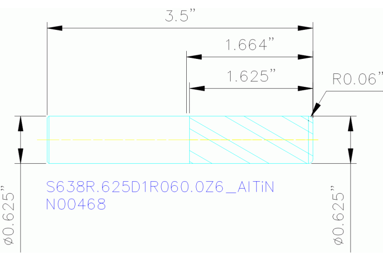 S638R.625D1R060.0Z6 ALTIN