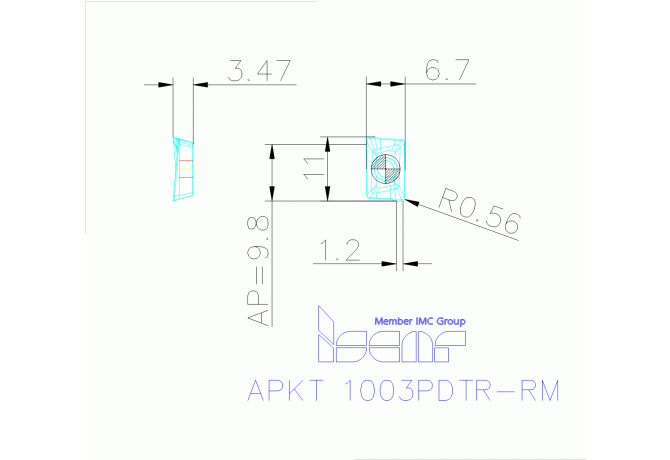 APKT 1003PDTR-RM IC250