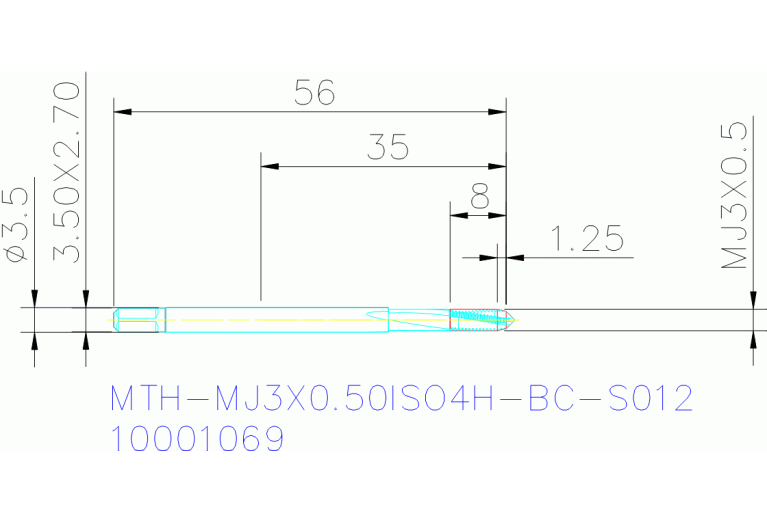MTH-MJ3X0.50ISO4H-BC-S012