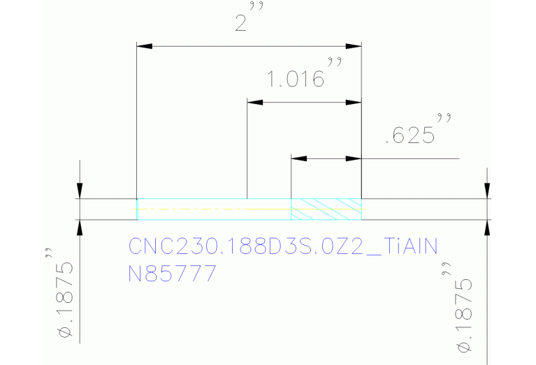 CNC230.188D3S.0Z2 TIALN