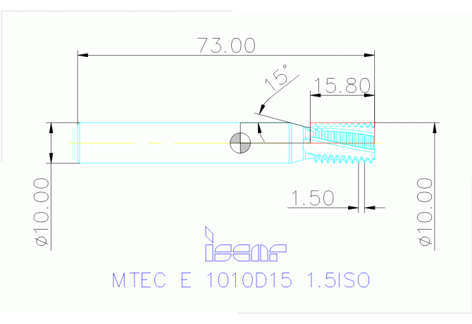 MTEC E 1010D15 1.5ISO IC908
