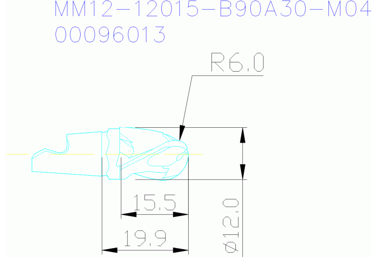 MM12-12015-B90A30-M04 F40M
