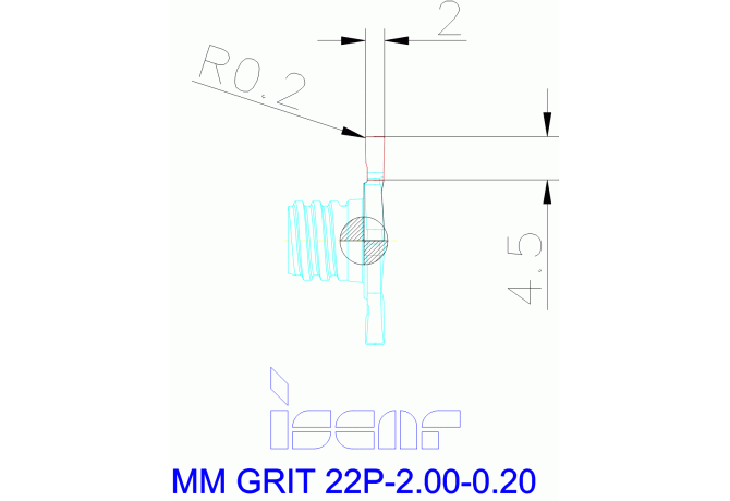 MM GRIT 22P-2.00-0.20 IC528