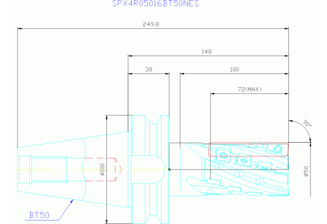 SPX4R05016BT50NES
