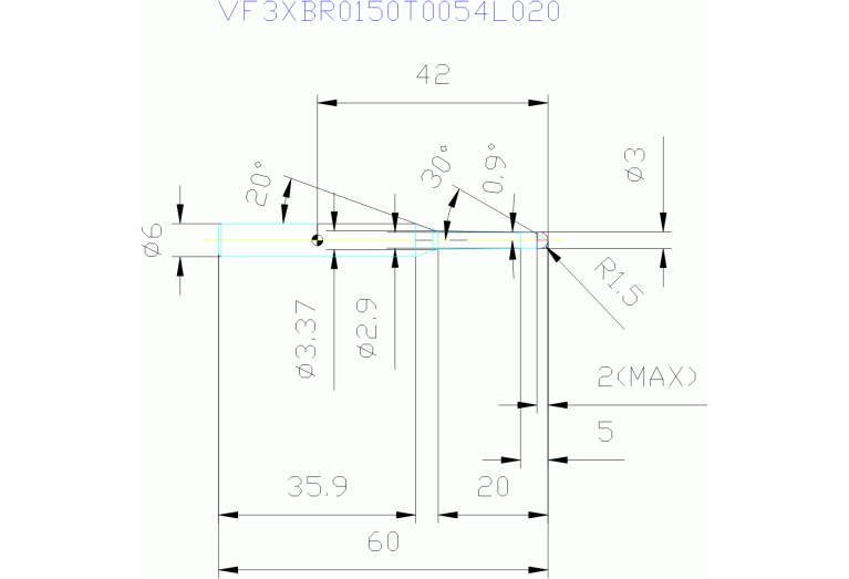 VF3XBR0150T0054L020