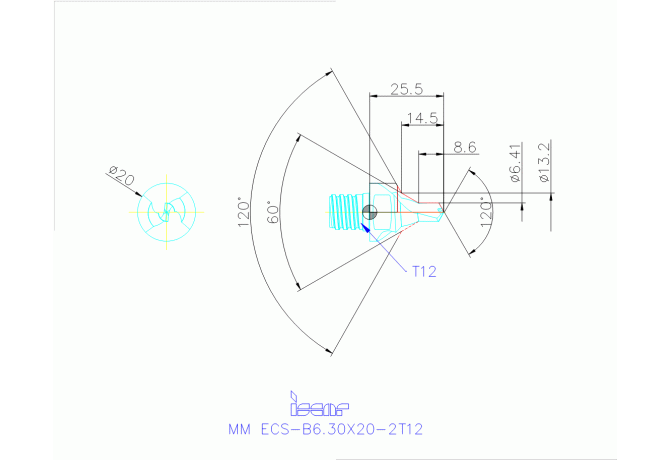 MM ECS-B6.30X20-2T12 IC908
