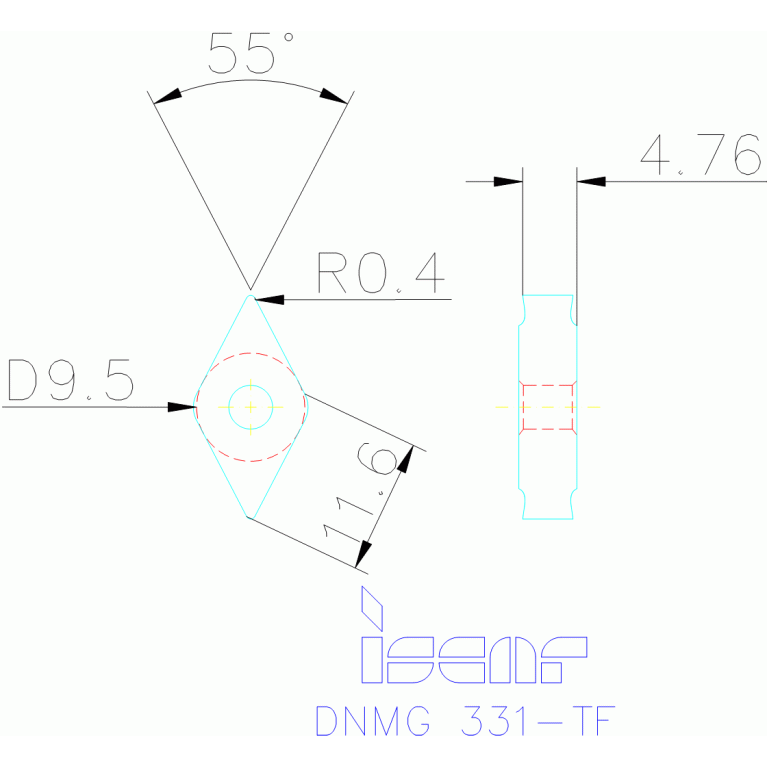 DNMG 110404-TF IC530N
