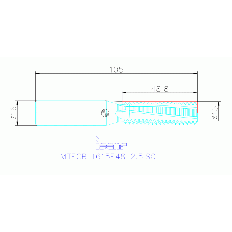 MTECB 1615E48 2.5ISO IC908
