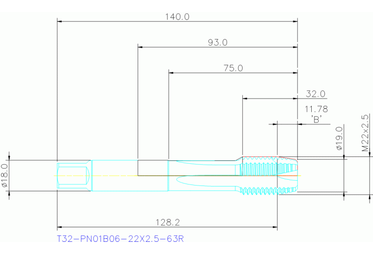 T32-PN01B06-22X2.5-63R