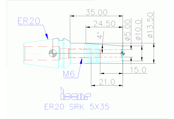 ER20 SRK 5X35