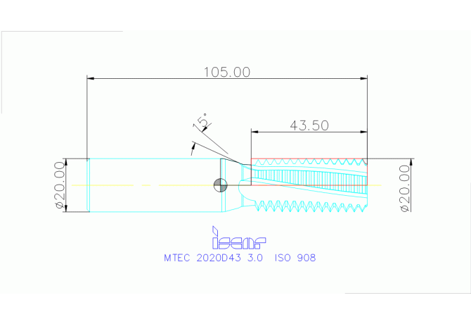 MTEC 2020D43 3.0ISO IC908