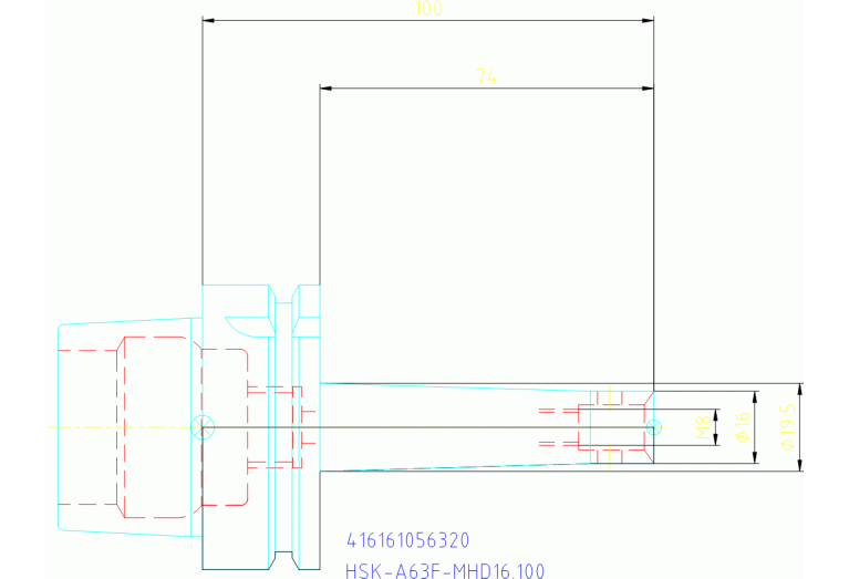 HSK-A63MHD16.100