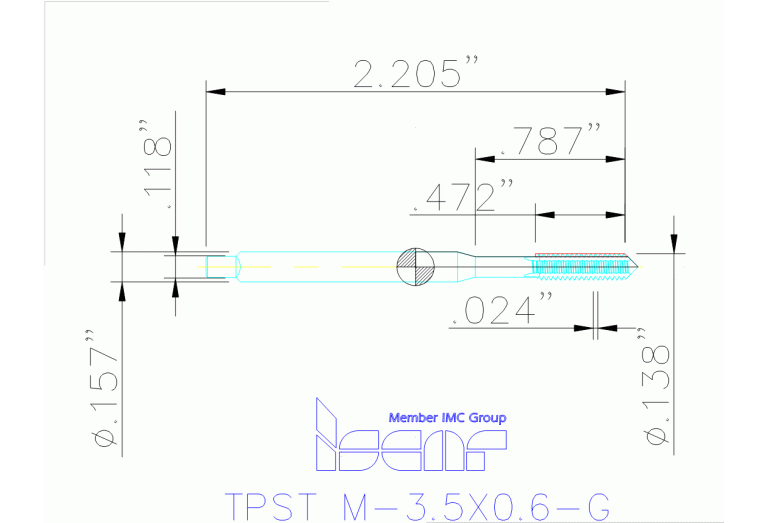 TPST M-3.5X0.6-G HENI