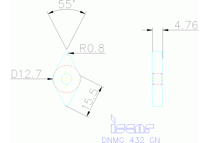 DNMG 150408-GN IC9350