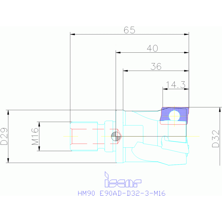 HM90 E90AD-D32-3-M16