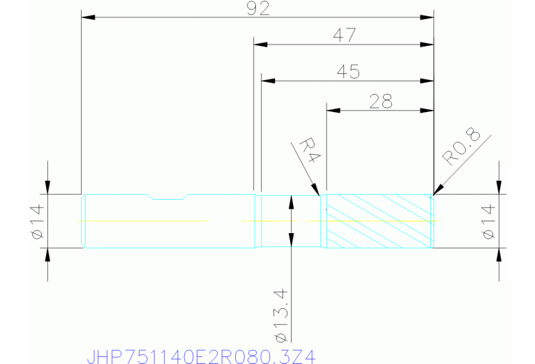 JHP751140E2R080.3Z4 HXT