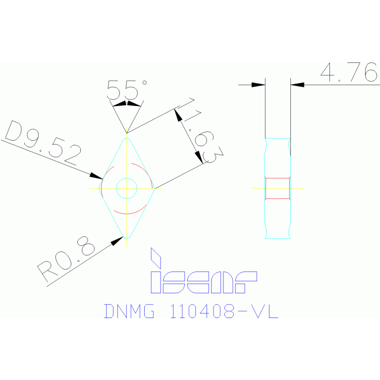 DNMG 110408-VL IC908