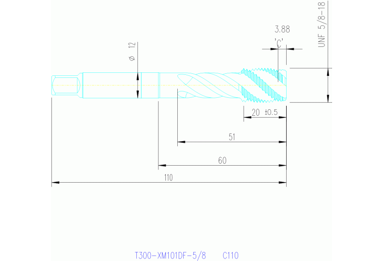 T300-XM101DF-5/8 C145