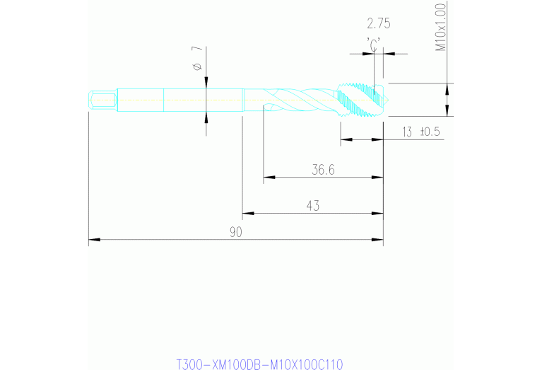T300-XM100DB-M10X100C150